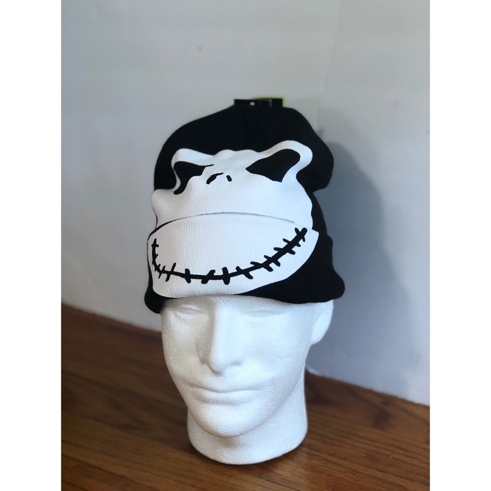 Jack Skellington flip-down beanie